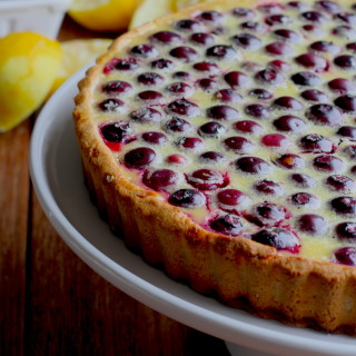 blueberry lemon tart