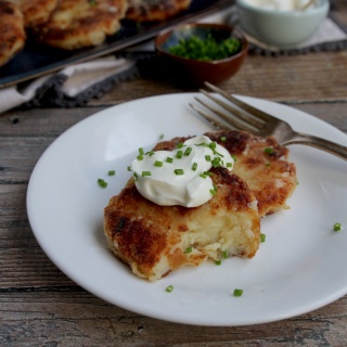 mashed potato latkes