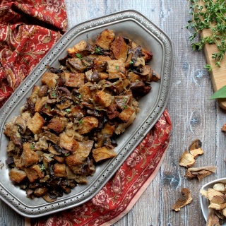 sourdough & mushroom stuffing