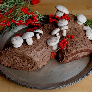 paleo yule log
