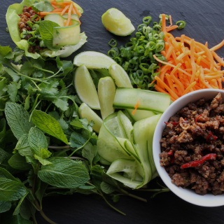 korean beef lettuce cups