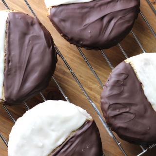 paleo black and white cookies