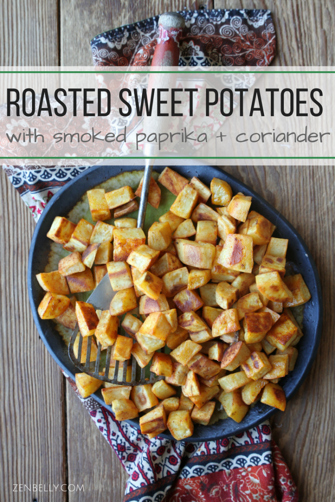 smoky roasted sweet potatoes are a great example of simple = best.