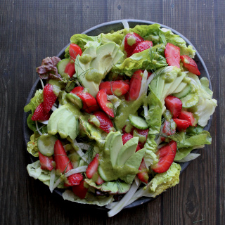 summer strawberry salad