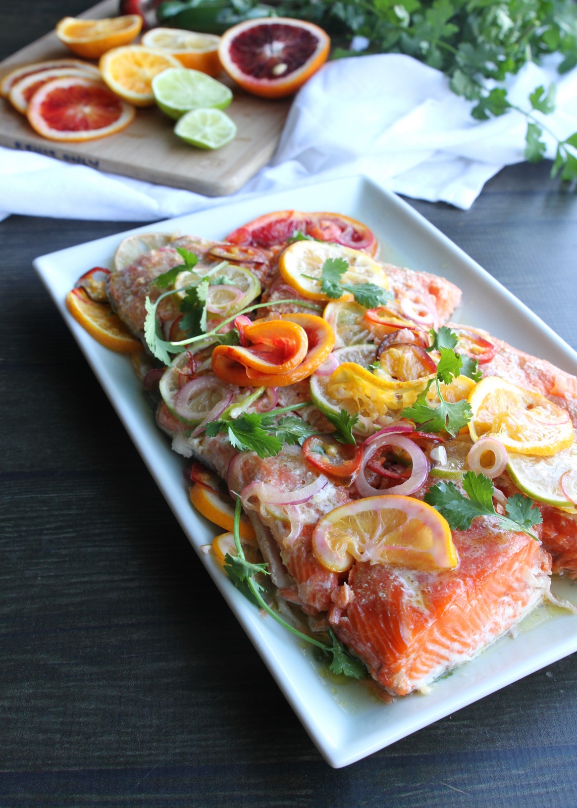 slow roasted salmon with citrus & chiles (paleo, gluten-free, dairy ...