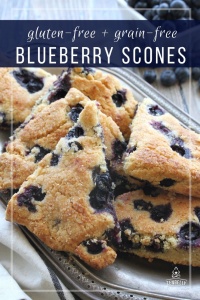 blueberry scones | gluten-free | grain-free | zenbelly