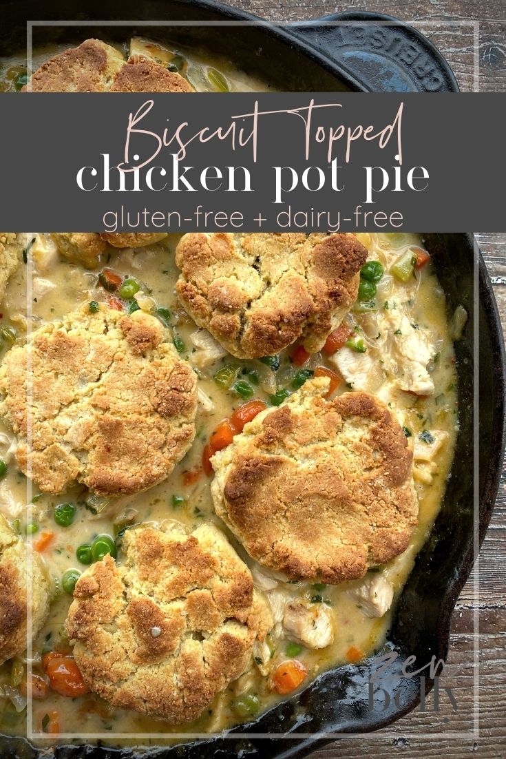 chicken pot pie with biscuit top